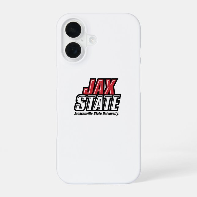 Jacksonville State University JAX STATE Logo iPhone Case (Back)