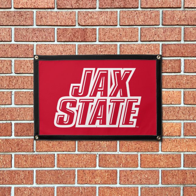 Jacksonville State University JAX STATE Logo Pennant (Insitu 1)
