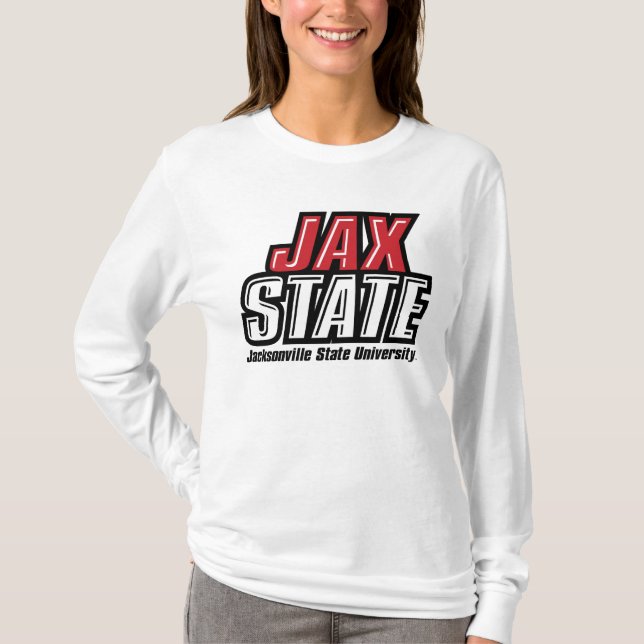 Jacksonville State University JAX STATE Logo T-Shirt (Front)