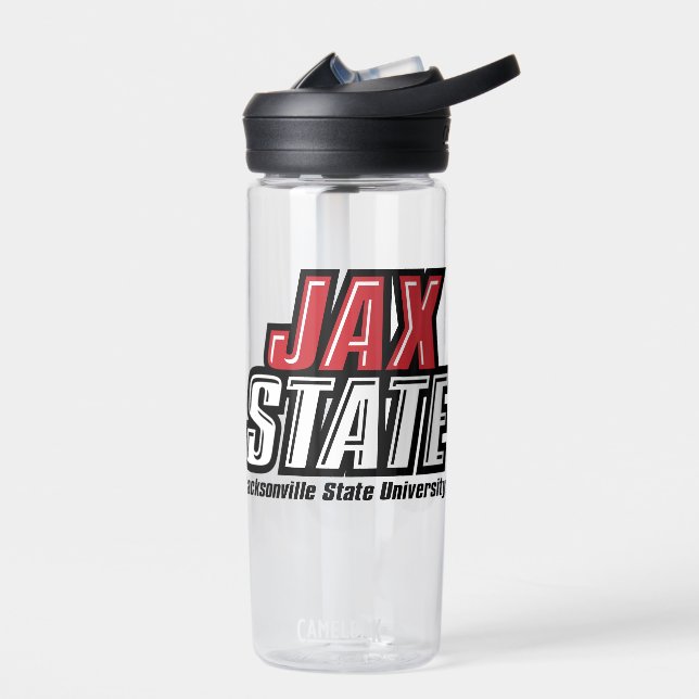 Jacksonville State University JAX STATE Logo Water Bottle (Left)