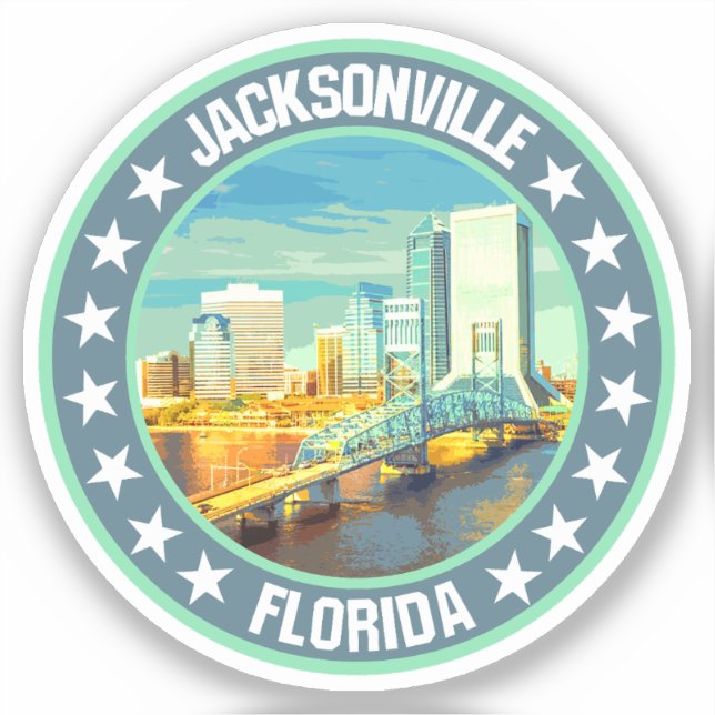 Jacksonville                                       sticker (Front)