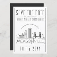Jacksonville Wedding | Skyline Save the Date