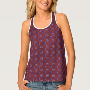 Jackuard Knitting  Tank Top