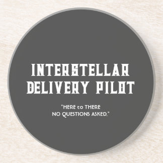 Jacleg Courier Service PILOT Sandstone Coaster