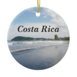 Jaco Beach in Costa Rica Ceramic Ornament