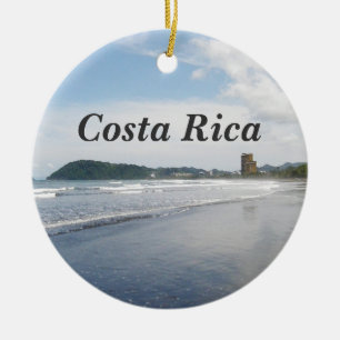 Jaco Beach in Costa Rica Ceramic Ornament