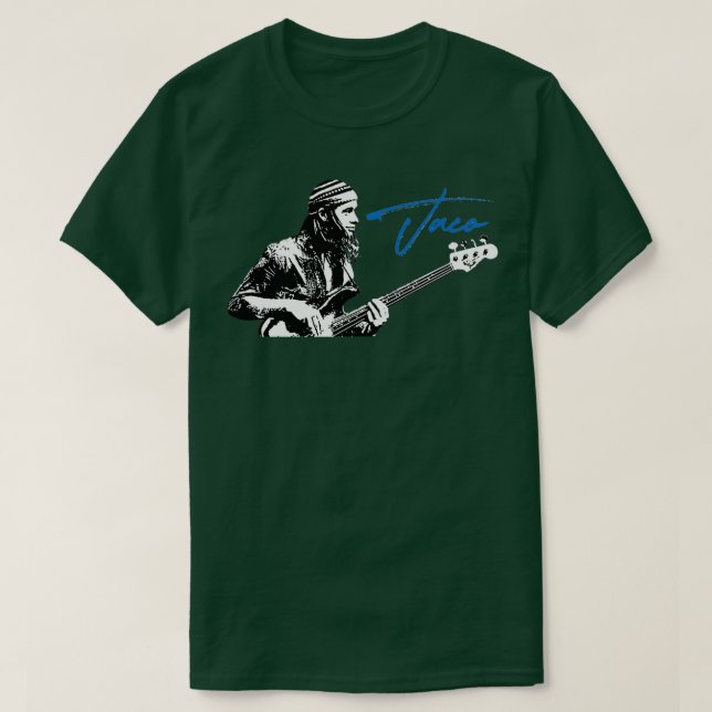 Jaco Pastorius  Bassist Fan Art Design  T-Shirt (Design Front)