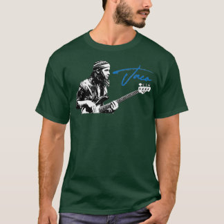 Jaco Pastorius Bassist Fan Art Design T-Shirt