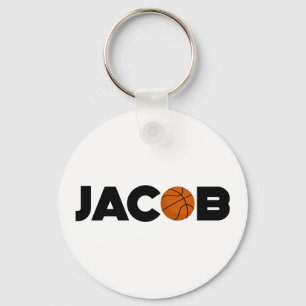 Jacob Basketball Keychain