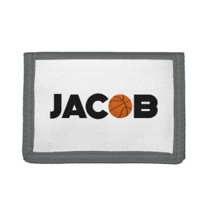 Jacob Basketball Trifold Wallet