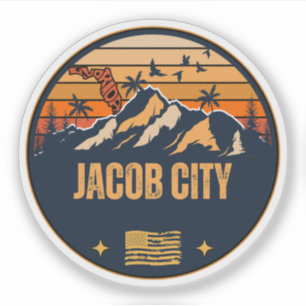 Jacob City, Florida Sticker