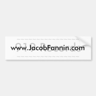 Jacob Fannin Bumper Sticker