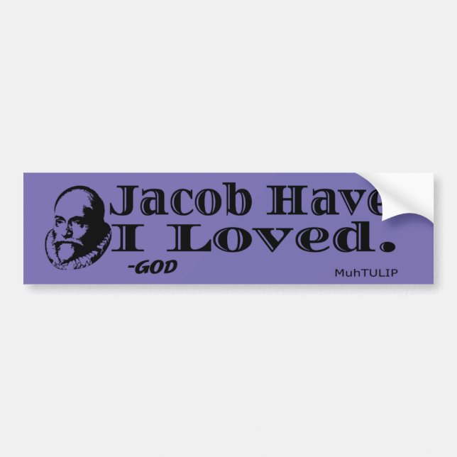Jacob Have I Loved Bumper Sticker (Front)