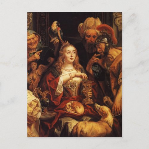 Jacob Jordaens_ The Banquet of Cleopatra Postcard