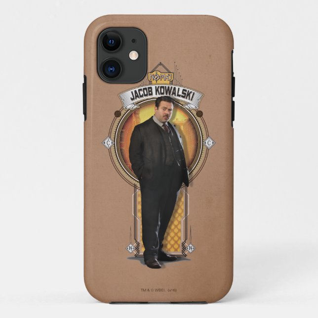 JACOB KOWALSKI™ Art Deco Panel Case-Mate iPhone Case (Back)