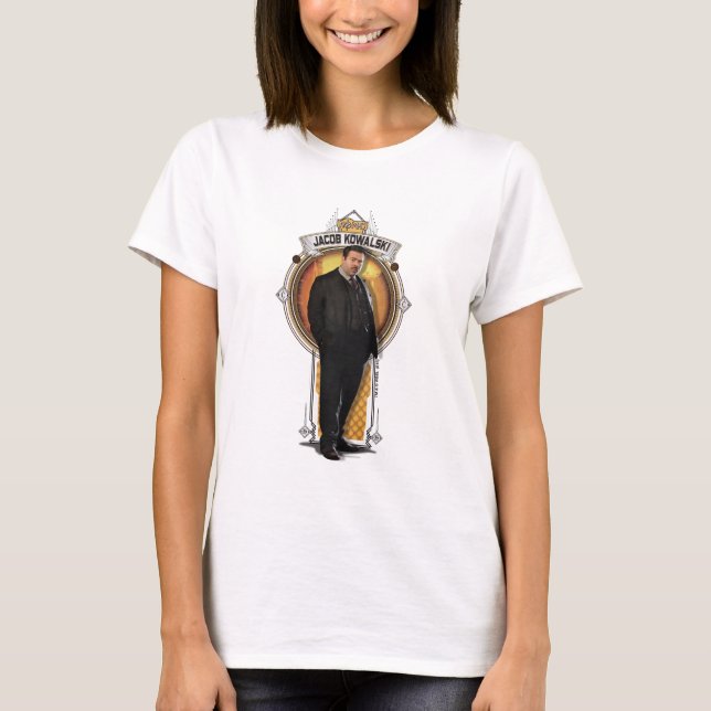 JACOB KOWALSKI™ Art Deco Panel T-Shirt (Front)