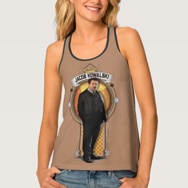 JACOB KOWALSKI™ Art Deco Panel Tank Top (Front)