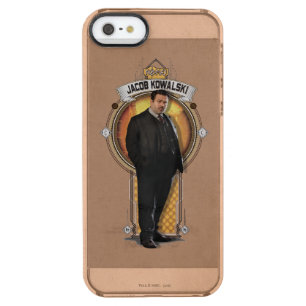 JACOB KOWALSKI™ Art Deco Panel Clear iPhone SE/5/5s Case