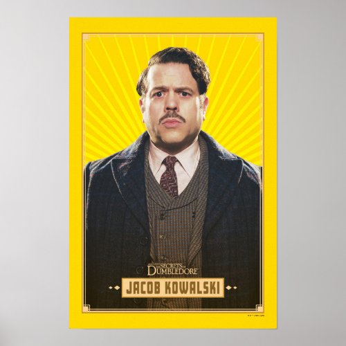 Jacob Kowalski Character Graphic Poster