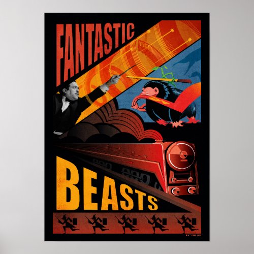 Jacob Kowalski Fantastic Beasts Vintage Poster