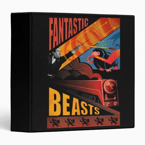 Jacob Kowalski Fantastic Beasts Vintage Poster 3 Ring Binder