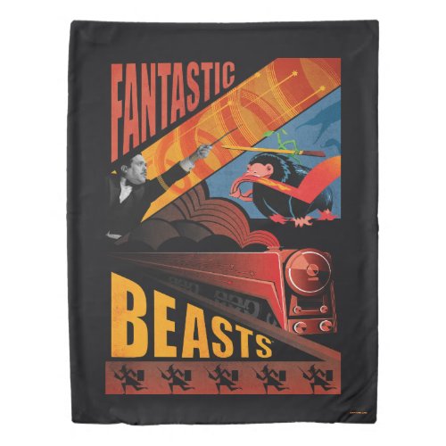 Jacob Kowalski Fantastic Beasts Vintage Poster Duvet Cover