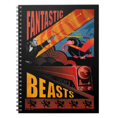 Jacob Kowalski Fantastic Beasts Vintage Poster Notebook