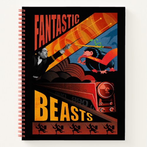 Jacob Kowalski Fantastic Beasts Vintage Poster Notebook