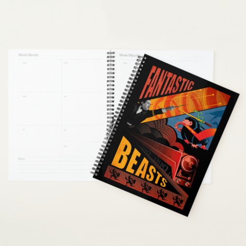 Jacob Kowalski Fantastic Beasts Vintage Poster Planner