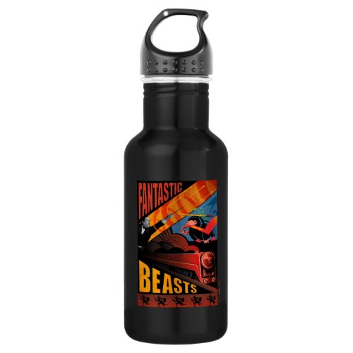 Jacob Kowalski Fantastic Beasts Vintage Poster Stainless Steel Water Bottle