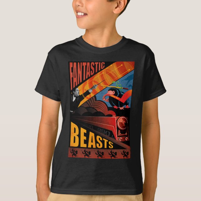 Jacob Kowalski Fantastic Beasts Vintage Poster T-Shirt (Front)