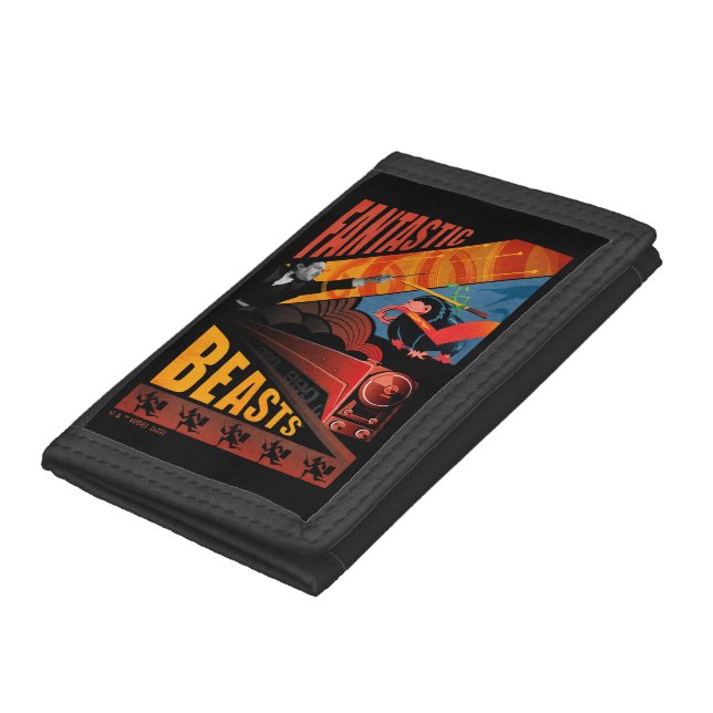 Jacob Kowalski Fantastic Beasts Vintage Poster Trifold Wallet (Bottom)