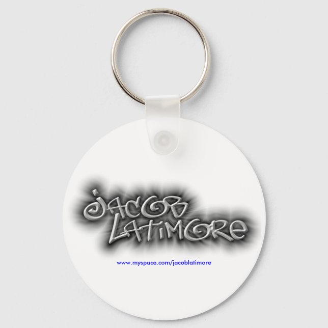 Jacob Latimore Signature Logo Keychain (Front)