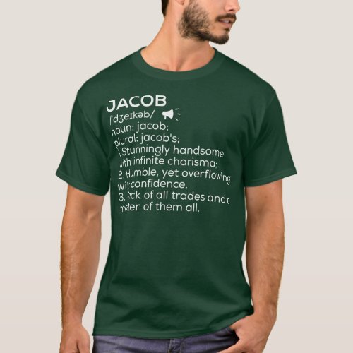 Jacob Name Definition Jacob Meaning Jacob Name Mea T_Shirt