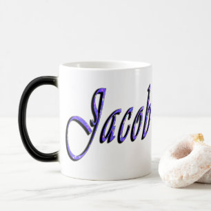 Jacob Name Logo , Color Morph Mug