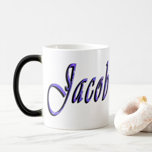 Jacob Name Logo  Magic Mug