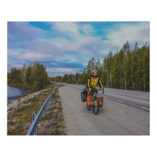 Jacob Riley Creator, Traveler Postcard Faux Canvas Print