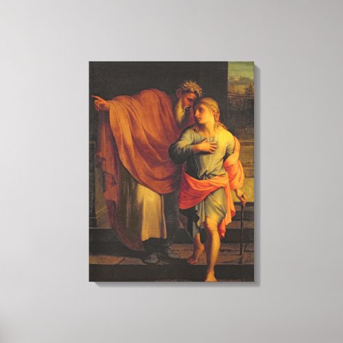 Jacob Sending his Son Joseph Canvas Print