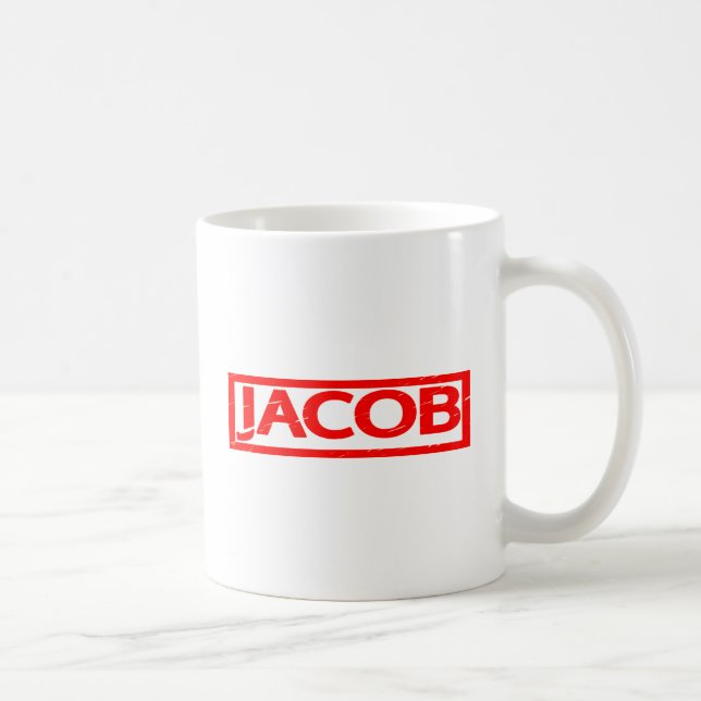 Jacob Stamp Coffee Mug (Right)