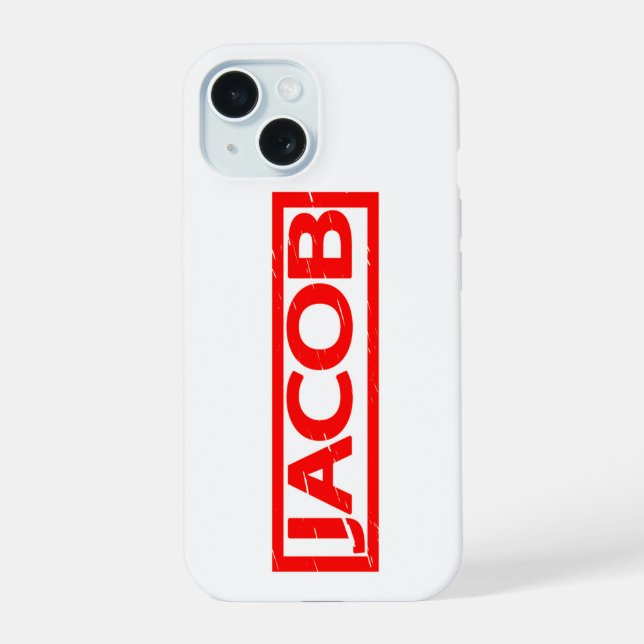 Jacob Stamp Iphone Case (Back)