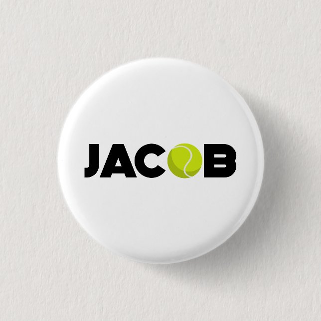 Jacob Tennis Button (Front)