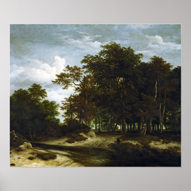 Jacob van Ruisdael The Great Forest Poster (Front)