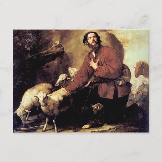 Jacob with the Flock of Laban by Jusepe de Ribera Postcard (Front)