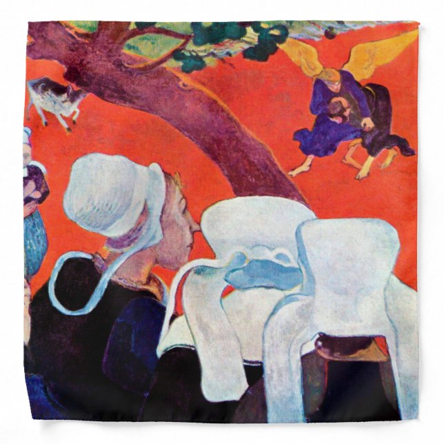 Jacob Wrestling with the Angel, Gauguin Bandana (Front)