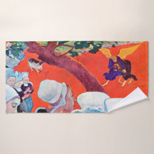 Jacob Wrestling with the Angel, Gauguin Bath Towel