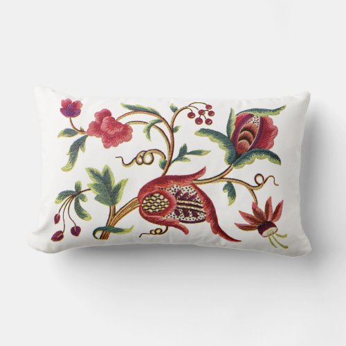Jacobean Embroidery Pillow
