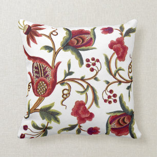 Jacobean Embroidery Pillow