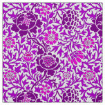 Jacobean Floral, Amethyst Purple and Lilac  Fabric