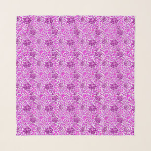 Jacobean Floral, Amethyst Purple and Lilac  Scarf