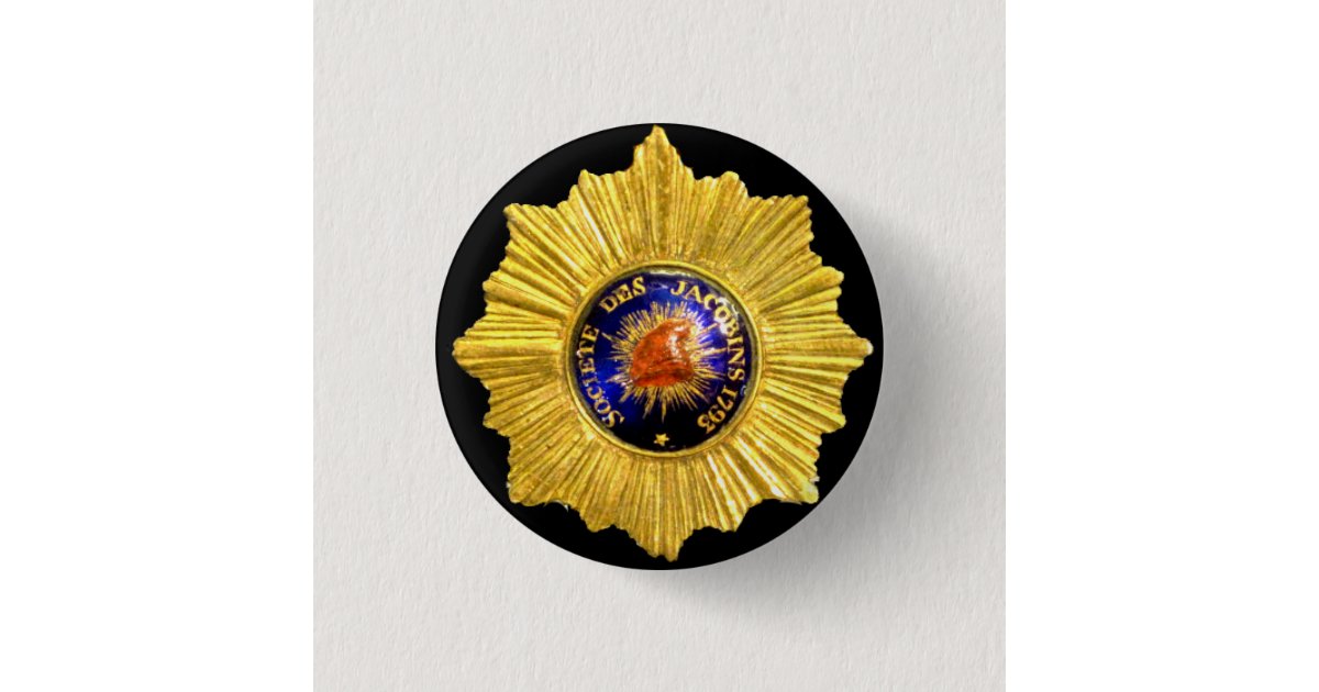 jacobin club badge pinback button | Zazzle